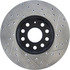 127.33110CR by CENTRIC - Sportstop Cryo Drilled & Slotted Rotor, Right