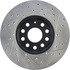 127.33110R by CENTRIC - Slotted Drilled Rotor
