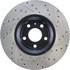 127.33111R by CENTRIC - Slotted Drilled Rotor