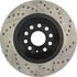 Centric 127.33113CR Disc Brake Rotor Sportstop Cryo Drilled & Slotted Rotor, Right