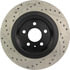 127.33125CL by CENTRIC - Sportstop Cryo Drilled & Slotted Rotor, Left
