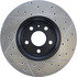 127.33123R by CENTRIC - Slotted Drilled Rotor