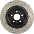 127.33125L by CENTRIC - Slotted Drilled Rotor