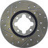 127.44017L by CENTRIC - Slotted Drilled Rotor