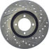 Centric 127.44027CR Disc Brake Rotor Sportstop Cryo Drilled & Slotted Rotor, Right
