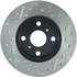 Centric 127.44075CL Disc Brake Rotor Sportstop Cryo Drilled & Slotted Rotor, Left