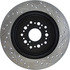 127.44084R by CENTRIC - Slotted Drilled Rotor