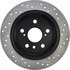 127.44085R by CENTRIC - Sport Drilled & Slotted Rotor, Right