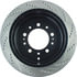 Centric 127.44087CR Disc Brake Rotor Sportstop Cryo Drilled & Slotted Rotor, Right