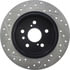 127.44089CL by CENTRIC - Sportstop Cryo Drilled & Slotted Rotor, Left