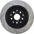 127.44090R by CENTRIC - Slotted Drilled Rotor