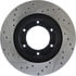 Centric 127.44093CL Disc Brake Rotor Sportstop Cryo Drilled & Slotted Rotor, Left