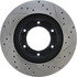 127.44093R by CENTRIC - Slotted Drilled Rotor