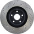 Centric 127.44103CL Disc Brake Rotor Sportstop Cryo Drilled & Slotted Rotor, Left