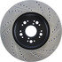 127.44107R by CENTRIC - Slotted Drilled Rotor