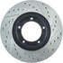 Centric 127.44108CR Disc Brake Rotor Sportstop Cryo Drilled & Slotted Rotor, Right