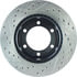 Centric 127.44109CL Disc Brake Rotor Sportstop Cryo Drilled & Slotted Rotor, Left