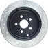 127.44115R by CENTRIC - Slotted Drilled Rotor