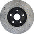 127.44121L by CENTRIC - Slotted Drilled Rotor