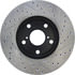 Centric 127.44121R Disc Brake Rotor Slotted Drilled Rotor