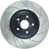 127.44122R by CENTRIC - Slotted Drilled Rotor