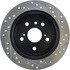 Centric 127.44126R Disc Brake Rotor Slotted Drilled Rotor