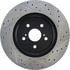 127.44130CR by CENTRIC - Sportstop Cryo Drilled & Slotted Rotor, Right