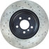 128.34095CR by CENTRIC - Sportstop Cryo Sport Drilled Rotor, Right
