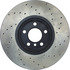 128.34096R by CENTRIC - Cross Drilled Rotor