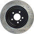 Centric 128.34097R Disc Brake Rotor Cross Drilled Rotor