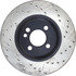 128.34100R by CENTRIC - Cross Drilled Rotor