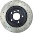 128.34107L by CENTRIC - Cross Drilled Rotor