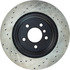 128.34109L by CENTRIC - Sport Cross Drilled Brake Rotor, Left