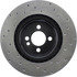 128.34114R by CENTRIC - Sport Cross Drilled Brake Rotor, Right