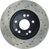 Centric 128.35015R Disc Brake Rotor Cross Drilled Rotor
