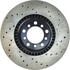 Centric 128.35017CR Disc Brake Rotor Sportstop Cryo Sport Drilled Rotor, Right