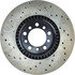 Centric 128.35017L Disc Brake Rotor Cross Drilled Rotor