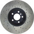 128.34127R by CENTRIC - Cross Drilled Rotor