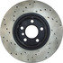 128.34134L by CENTRIC - Cross Drilled Rotor