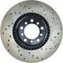 128.35017R by CENTRIC - Cross Drilled Rotor