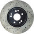 128.35019L by CENTRIC - Cross Drilled Rotor