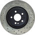 128.35036R by CENTRIC - Cross Drilled Rotor