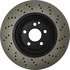 128.35038 by CENTRIC - Centric Premium OE Style Drilled Brake Rotor