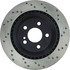 128.35039L by CENTRIC - Cross Drilled Rotor