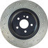 128.35043R by CENTRIC - Cross Drilled Rotor