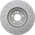 128.35046 by CENTRIC - Centric Premium OE Style Drilled Brake Rotor