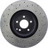 128.35052L by CENTRIC - Cross Drilled Rotor