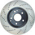 128.35057L by CENTRIC - Cross Drilled Rotor