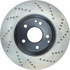 128.35057R by CENTRIC - Cross Drilled Rotor