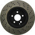 128.35064 by CENTRIC - Centric Premium OE Style Drilled Brake Rotor